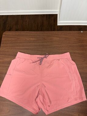 Pacific Trail Coral Pink Athletic Drawstring Shorts